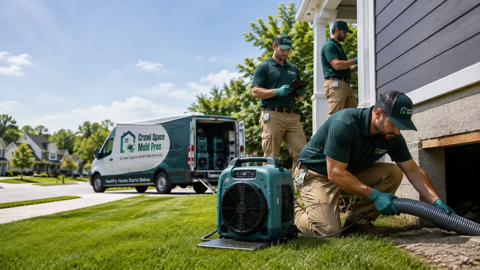 Crawl Space Mold Removal in Thompson, OH